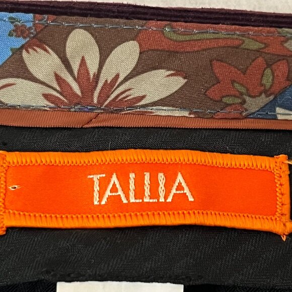 Tallia Men's Maroon Corduroy Pants Size 32x32 Slim Fit Mid Rise Straight Leg - Picture 7 of 12